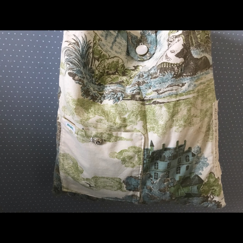 Handmade Downton Abbey Era Scenic Shoulder  Bag